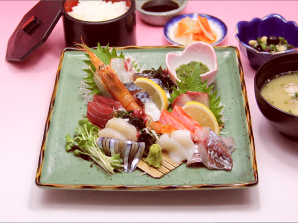夕食プラン例(刺身御膳)